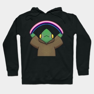 GenderFluid Gay Pride-Berry Hoodie